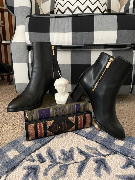 Sarah Flint Perfect Zip Booties in black. Use code SARAHFLINT-BADANIELLEGfor $50 off your first pair of Sarah Flint shoes. 

#LTKshoecrush #LTKSeasonal