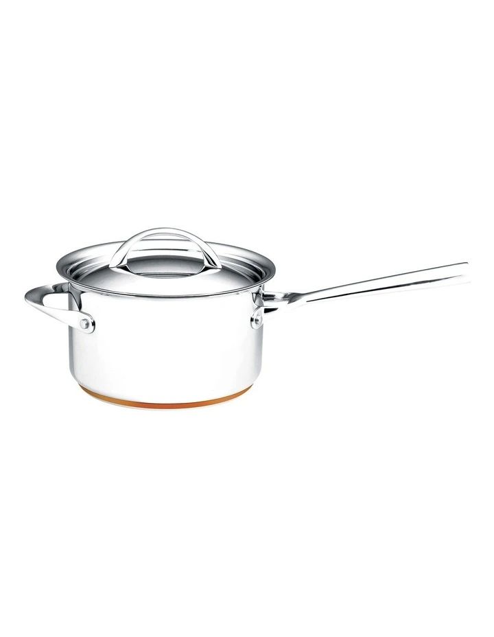 Per Vita Copper Base Stainless Steel Induction Covered Saucepan 20cm/3.4L | Myer