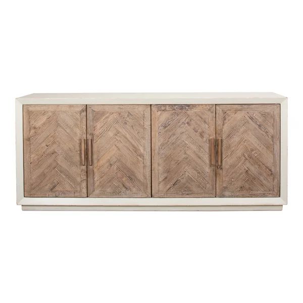 Hollis 80'' Wide Pine Solid Wood Sideboard | Wayfair North America