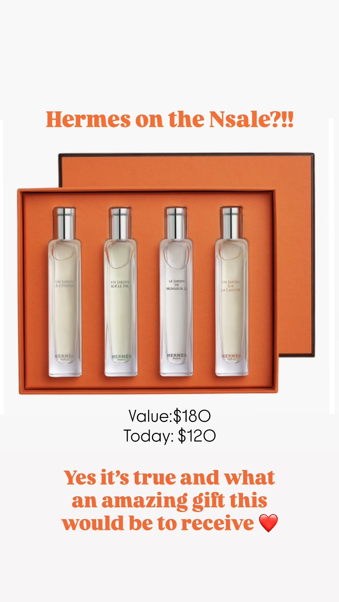 Hermes on the Nordstrom
anniversary sale ? 
Yes mam! But today is the last day 

#LTKStyleTip #LTKOver40 #LTKSaleAlert