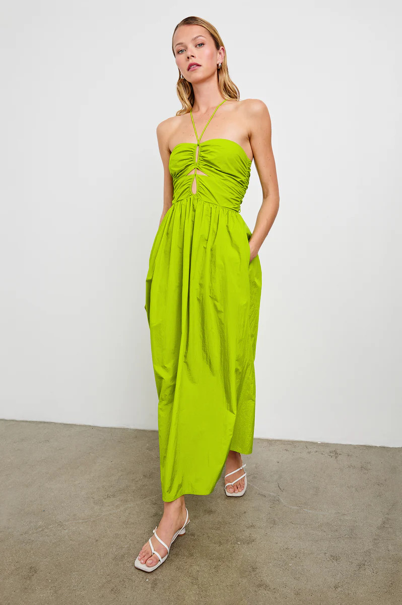 SILVIA DRESS - BANANA LEAF | Rails