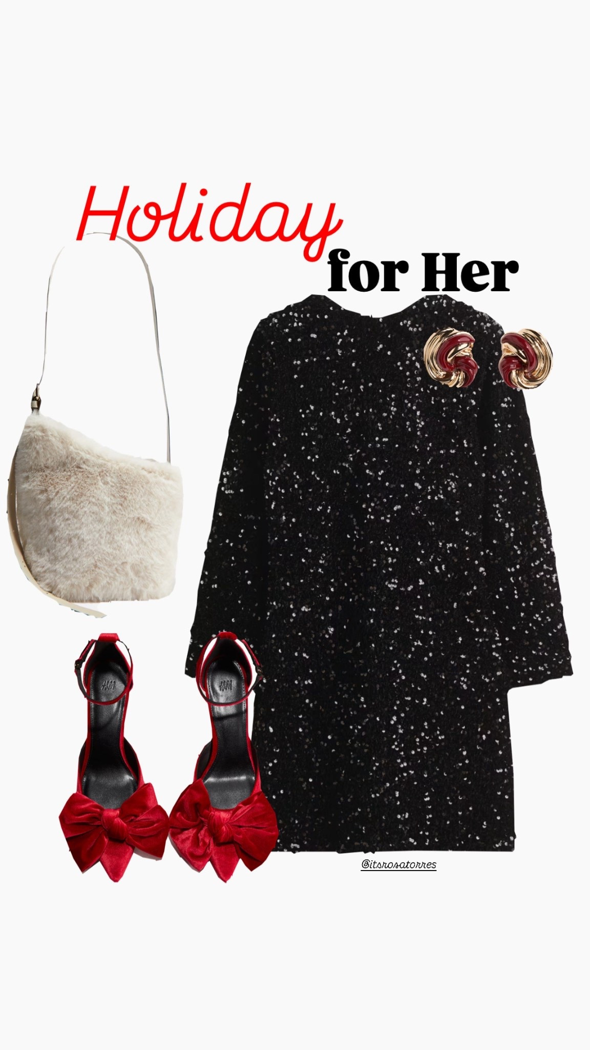 Holiday look for her simple but elegant. 

#LTKMidsize #LTKootd #LTKHoliday
