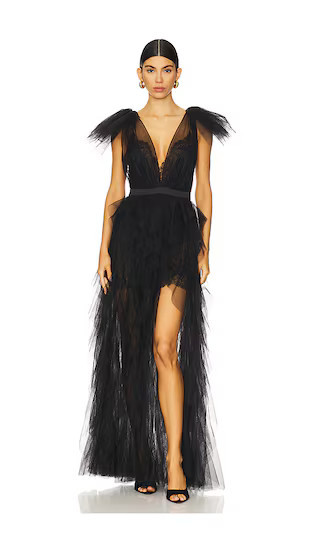 For Love & Lemons Maxine Gown in Black. - size XS | Revolve Clothing (Global)