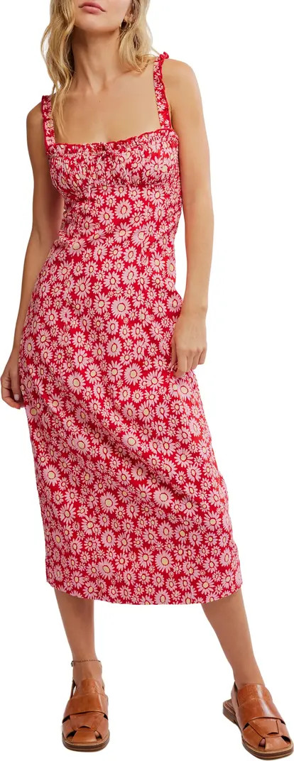 Lucinda Floral Print Midi Dress | Nordstrom