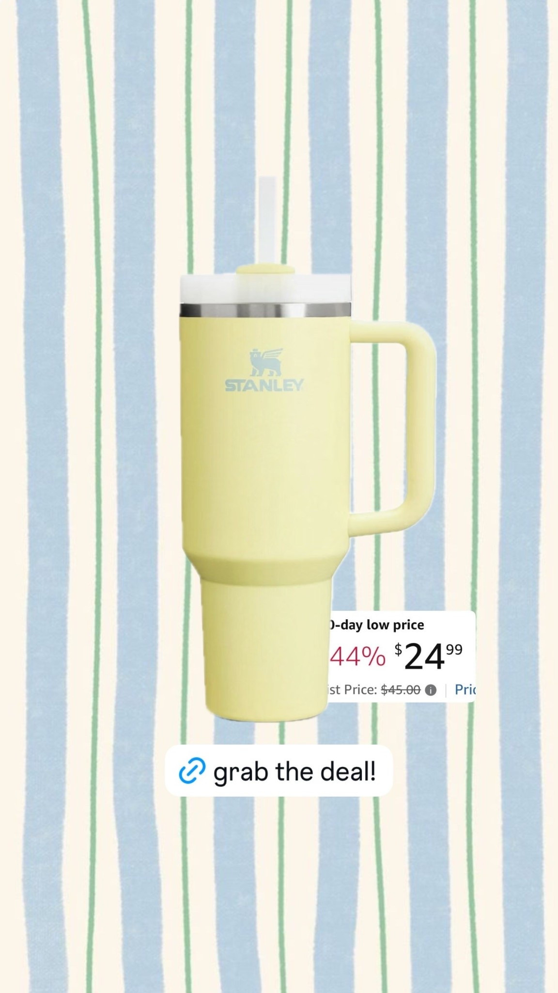 Love this Stanley color + I’ve never seen the Stanley this low!!💛

#LTKSaleAlert #LTKmomlife