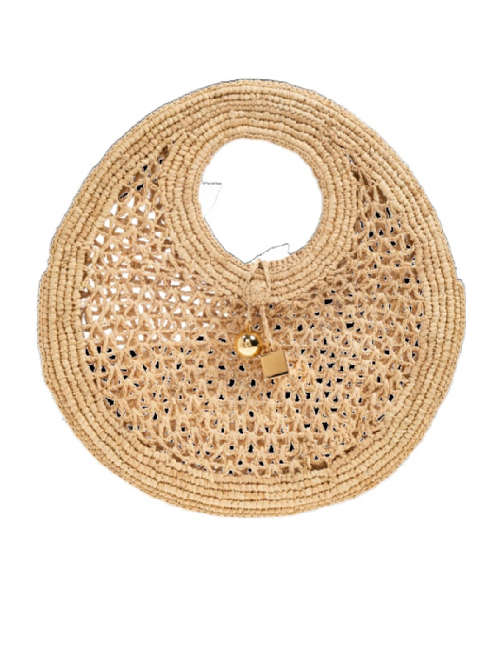 small The Spiaggia raffia tote bag | Senser US
