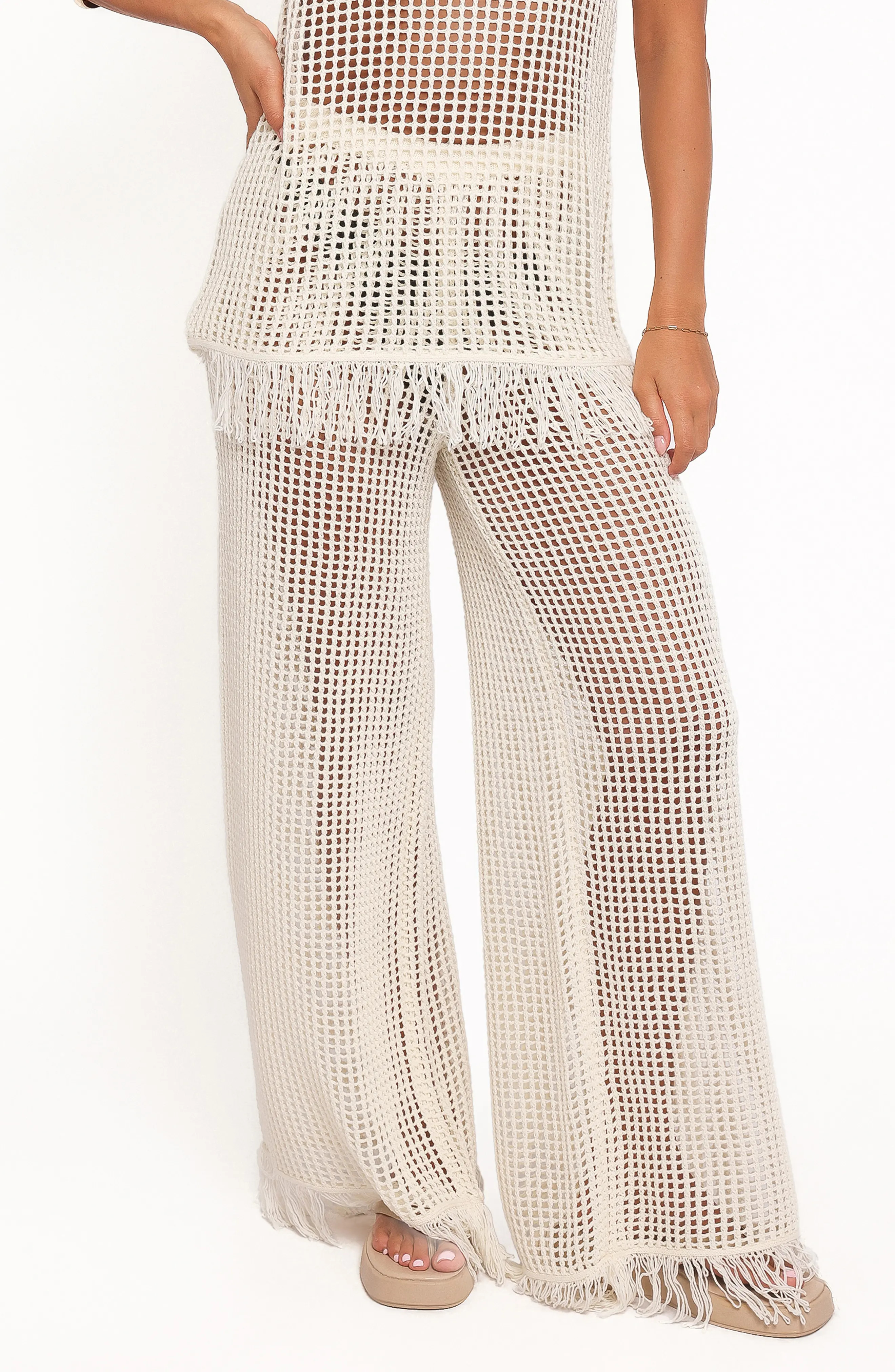 Lorna Open Stitch Wide Leg Pants (Women) | Nordstrom | Nordstrom