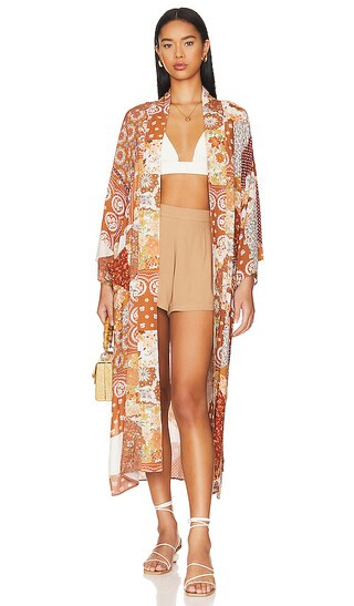 x REVOLVE Cha Cha Maxi Robe in Brown Sugar | Revolve Clothing (Global)