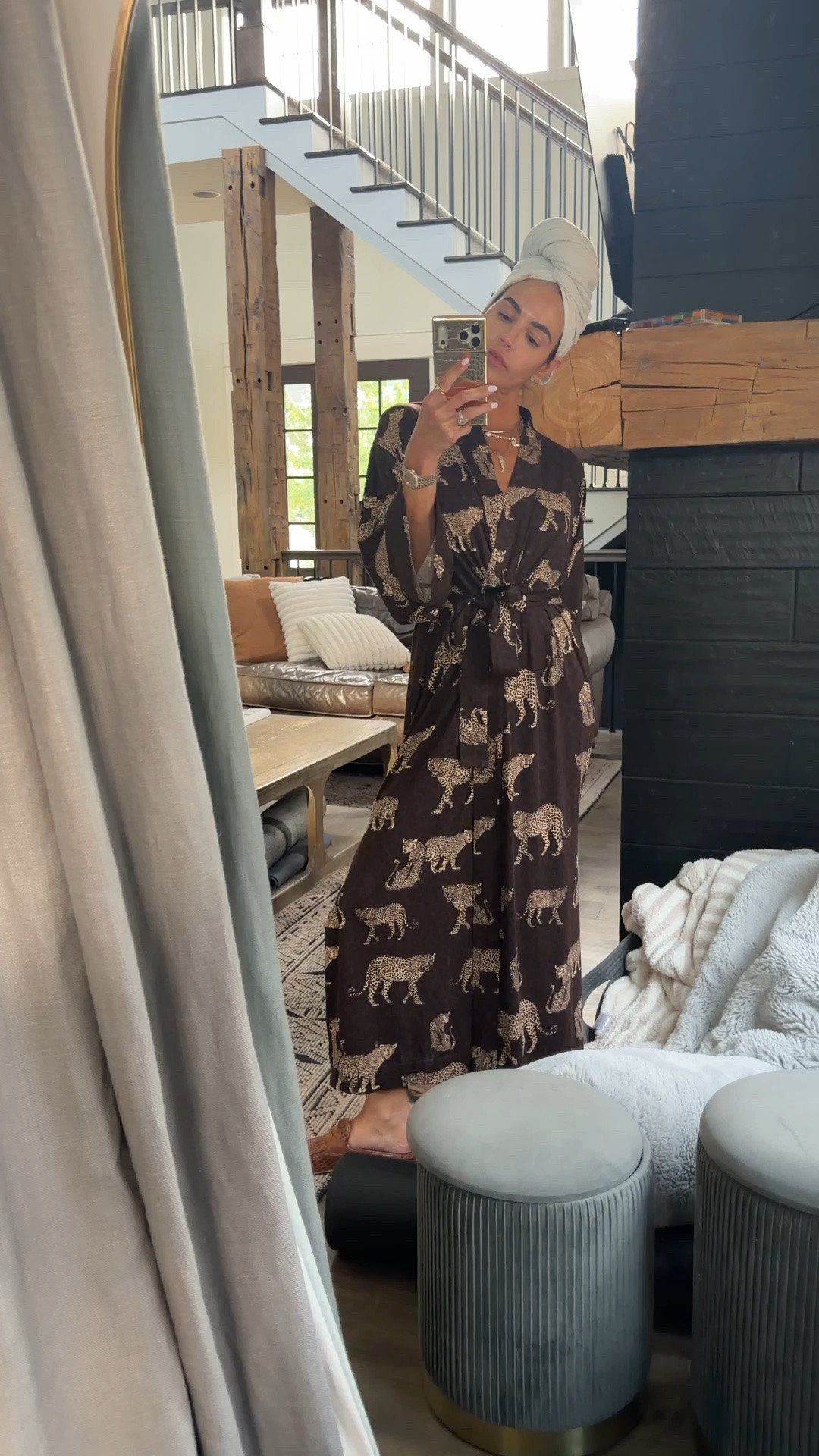 Mason Gray makes the best robes to lounging I just picked up this one with wildcats all over it and I am absolutely obsessed wearing the size small

#LTKCon #LTKdayinmylife #LTKgrwm