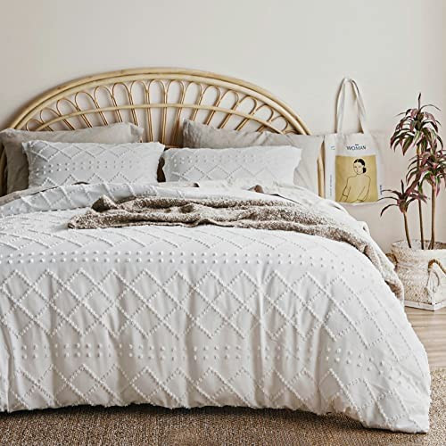 Bedsure Duvet Cover Queen Size - Queen Duvet Cover Set, Boho Bedding Queen for All Seasons, 3 Pie... | Amazon (US)