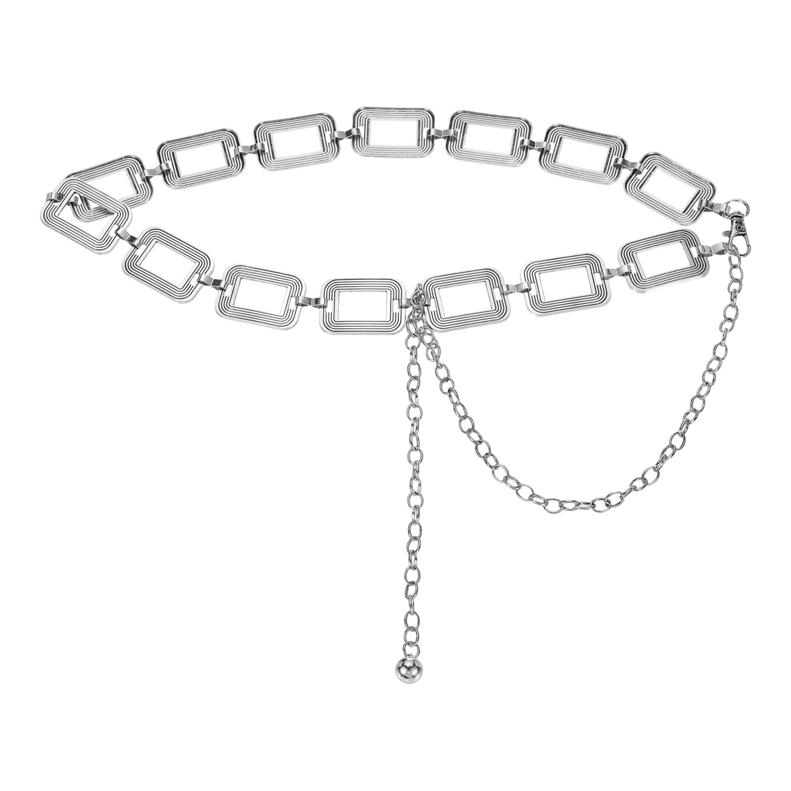 Western Metal Concho Chain Belt, Chain Waist Belts for Women Dresses Jeans Country Concert Outfit... | Walmart (US)