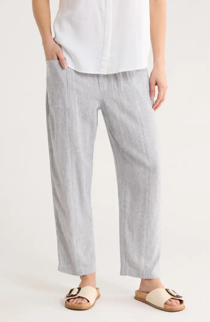 Pull-On Linen Blend Pants | Nordstrom Rack