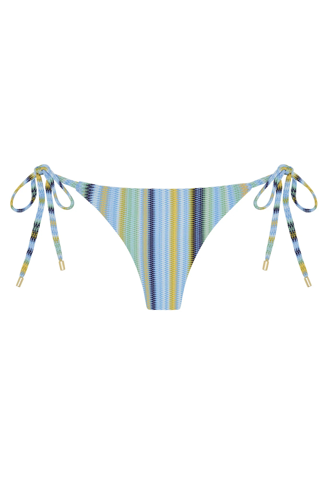 Le Marais Bottom - Sardinia Stripe Azure | Monday Swimwear