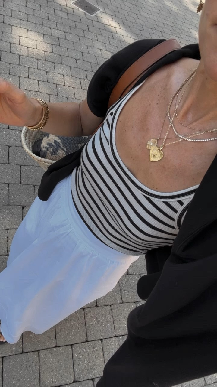 Today’s outfit for champagne tasting and sight seeing 
Skirt runs tts, is lined, and short gal friendly 

#LTKOver40