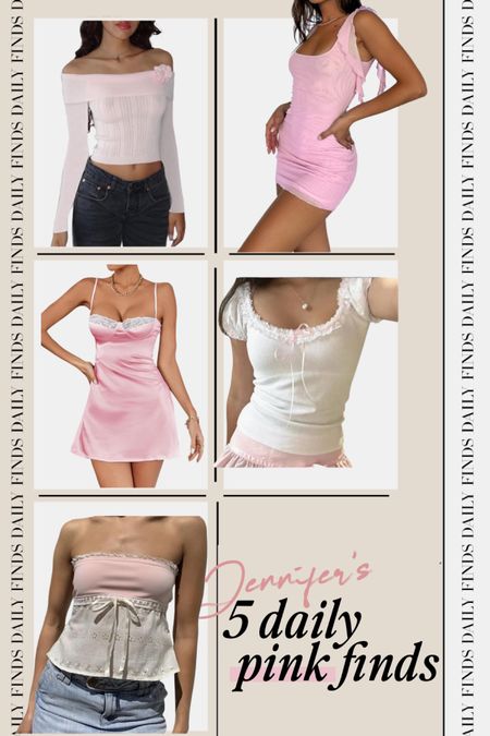 The daily 5 Amazon pink finds 💕

Coquette style, what I wore, pink dress, lace dress, pink fashion, Amazon finds 

#LTKfindsunder100 #LTKsalealert #LTKfindsunder50