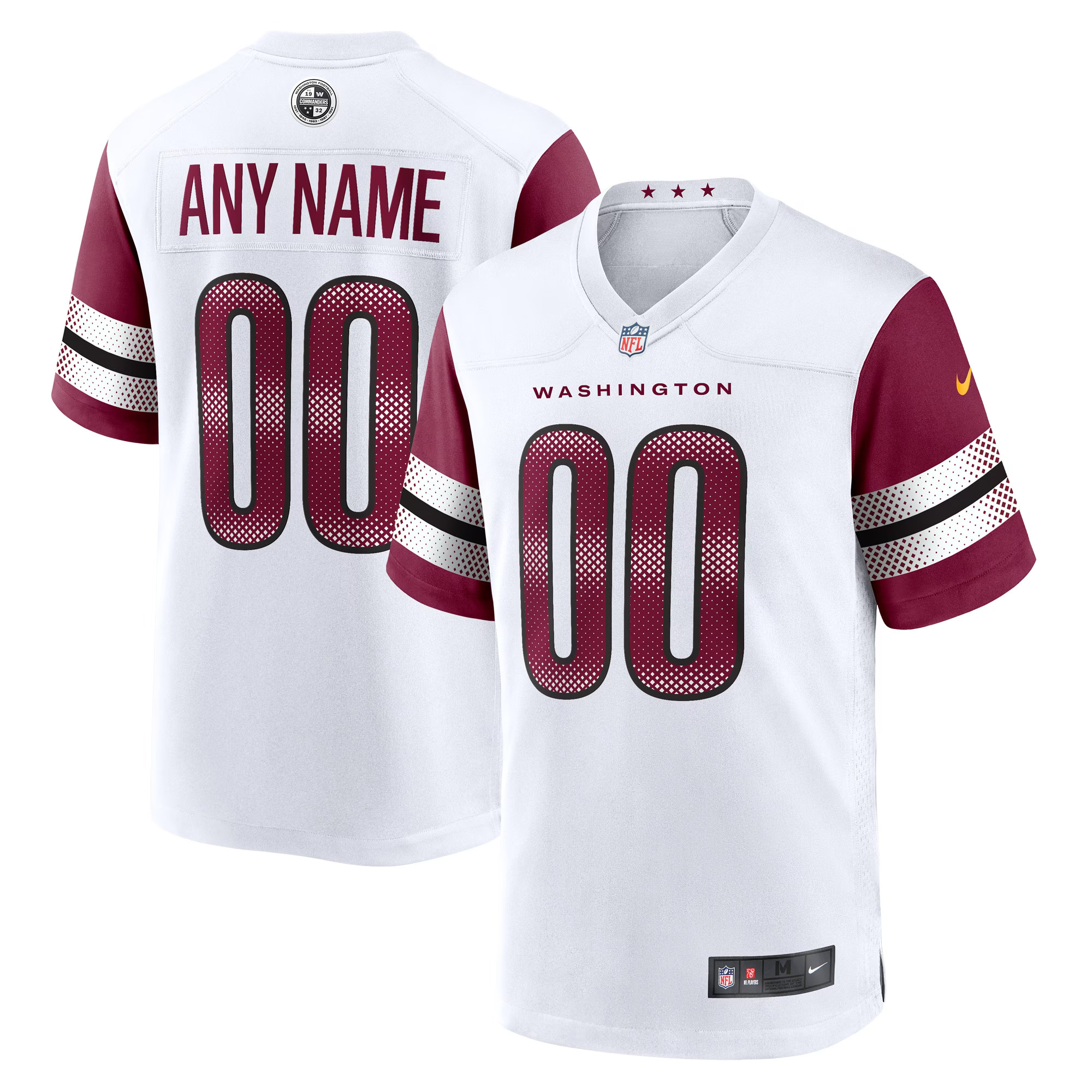 Men's Washington Commanders Nike White Game Custom Player Jersey | NFL Shop