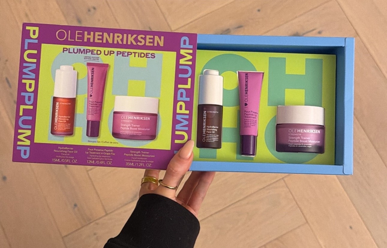 Another amazing gift set! The products in this one are some of my faves, 2 out of 3 of them are full sized!! This moisturiser is honestly so hydrating and these are the best lip balms I’ve ever used hands down!! Love this mini facial oil as well this size would be perfect for travel! 

The full RRP of these products together is £69 but if you use my code PERRIE when shopping on Look Fantastic it takes it down to £32!! 💜💜

#LTKbeauty #LTKeurope #LTKuk