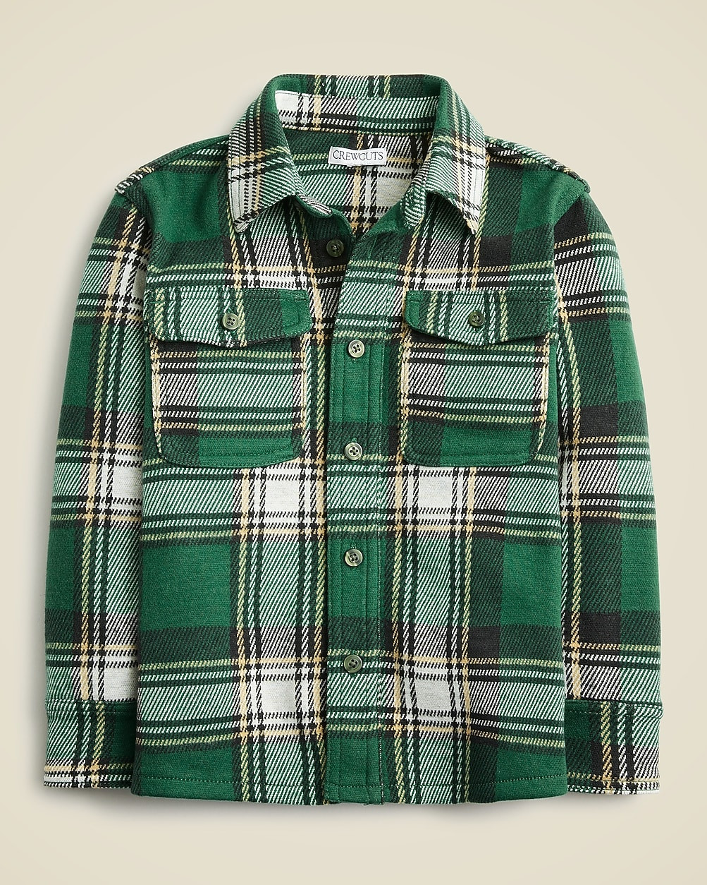 Kids' long-sleeve Seaboard soft-knit shirt in plaid | J. Crew US