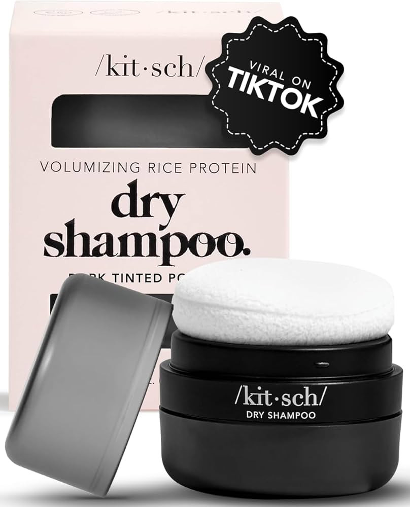 Kitsch Dry Shampoo Powder with Rice Protein for Women & Men - Volumizing, Unscented, No White Cas... | Amazon (US)