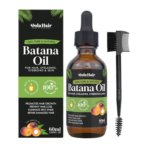 Batana Oil for Hair Growth Organics Pure Batana Hair Oil 100% Natural Batana Oil Nourishes Damaged Hair Natural Hair Growth Oil and Conditioner Batana Hair Oil 2.02 Fl Oz | Amazon (US)
