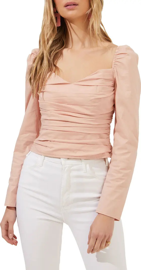Ruched Long Sleeve Top | Nordstrom