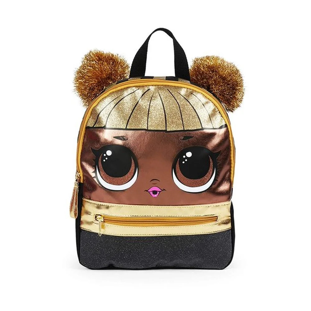 LOL Surprise Girls Mini Backpack Queen Bee Gold Backpack Purse 10 inch | Walmart (US)
