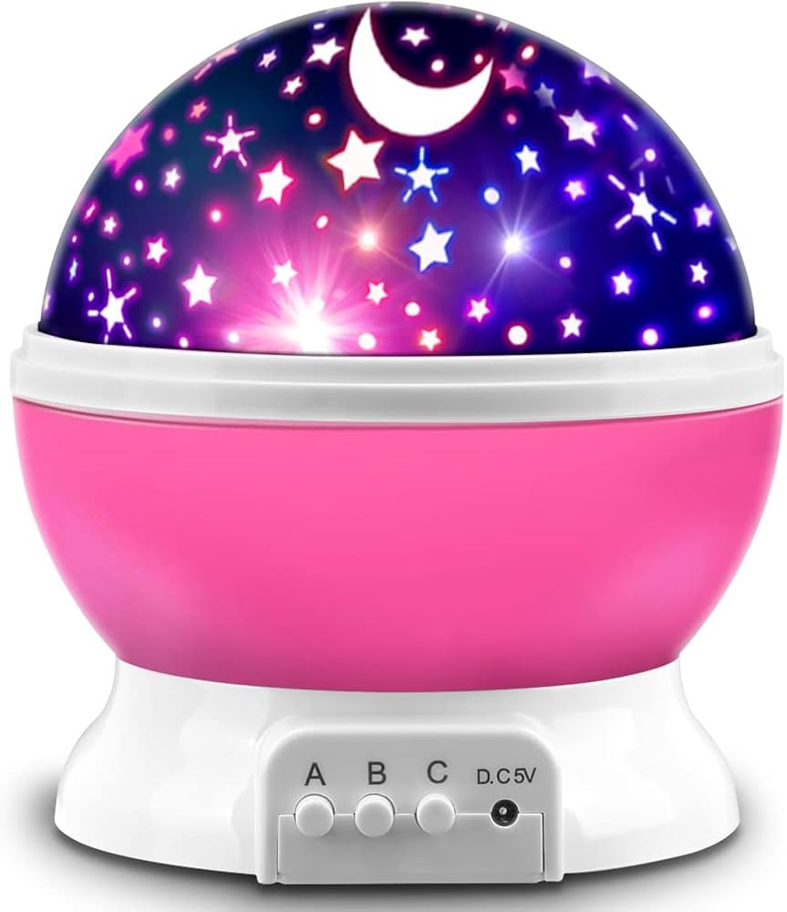 MOKOQI Star Projector Night Lights for Kids | Girls Night Light Projector | Amazon (US)