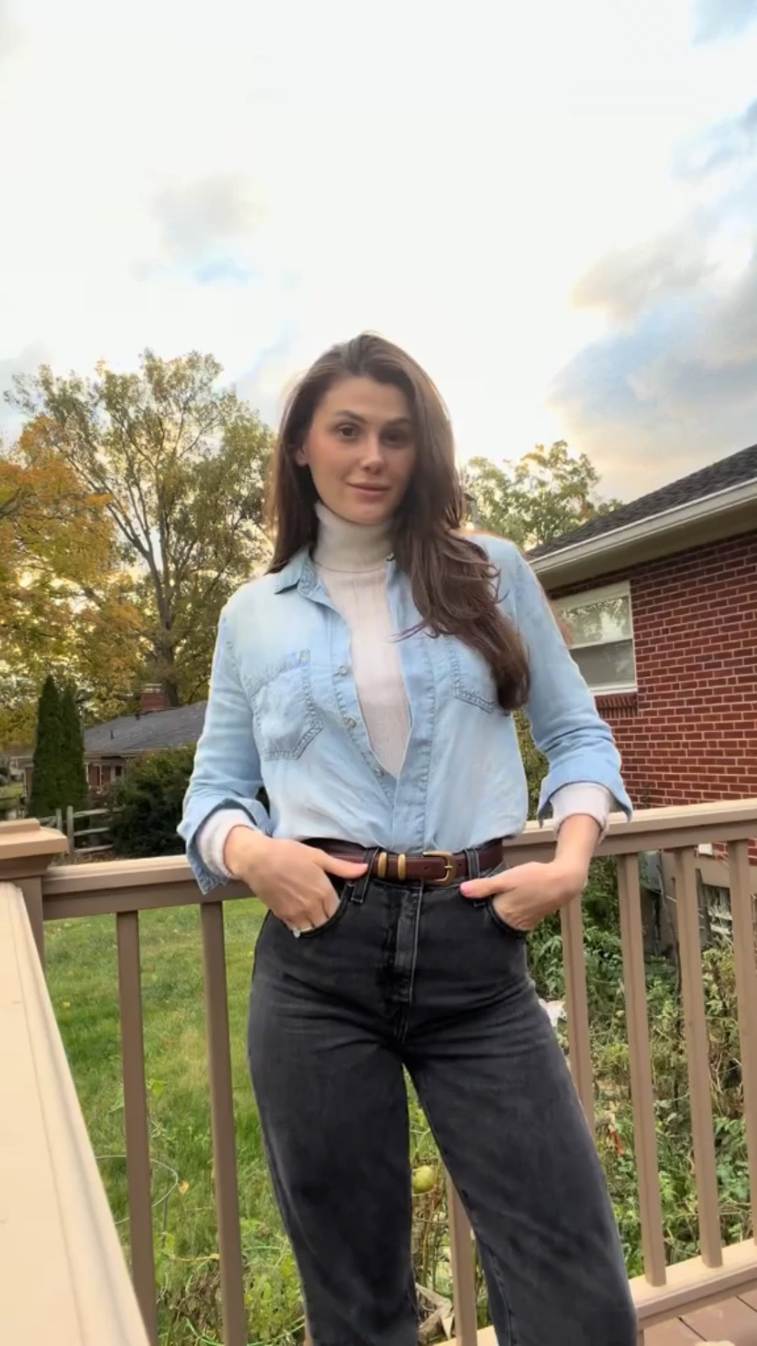 Layers layers layers! Oh, and also my absolute favorite jeans right now