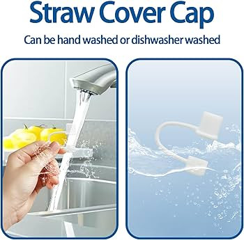 6PCS Silicone Straw Covers Cap Compatible with Stanley Cup 30&40oz Tumbler with Handle 10mm Straw... | Amazon (US)