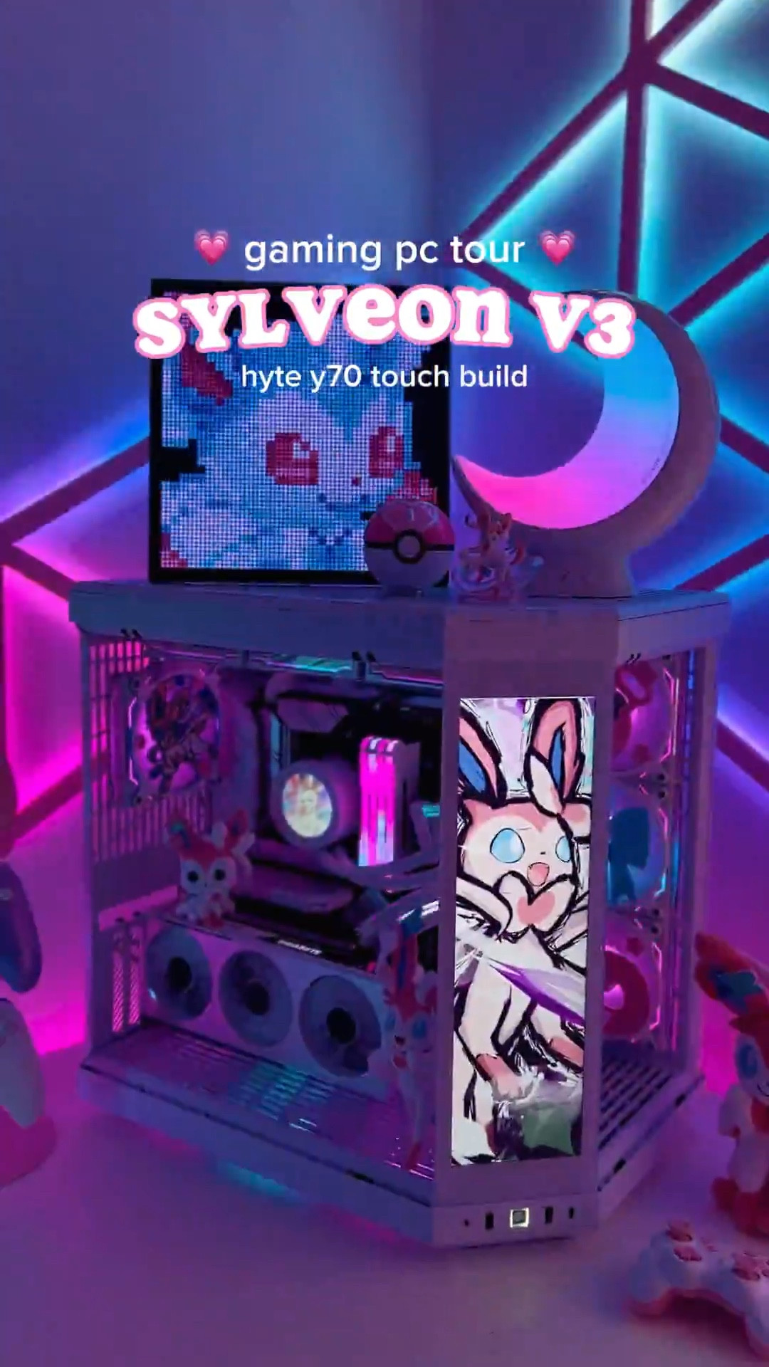 My Sylveon V3 gaming PC! 🩵🎀 Does your PC build have a theme? 👀✨

Linked many of the items featured below, along with similar products + alternatives for anything that is no longer available! 💕

💗⭐️💗⭐️💗⭐️💗

Sylveon gaming setup, PC build, Pokemon gaming setup, Sylveon desk setup, pastel decoration ideas, cute decorations, gaming PC, Sylveon figure, RGB lighting, PC parts, HYTE PC build, Gigabyte GPU, Funko Pop, UPLIFT desk, gift ideas, cute accessories, desk setup ideas

#LTKHome #LTKFindsUnder100 #LTKSaleAlert