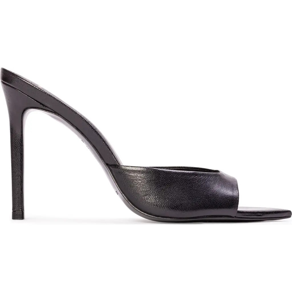 BLACK SUEDE STUDIO Brea Leather Mule in Black Leather at Nordstrom, Size 39 | Nordstrom
