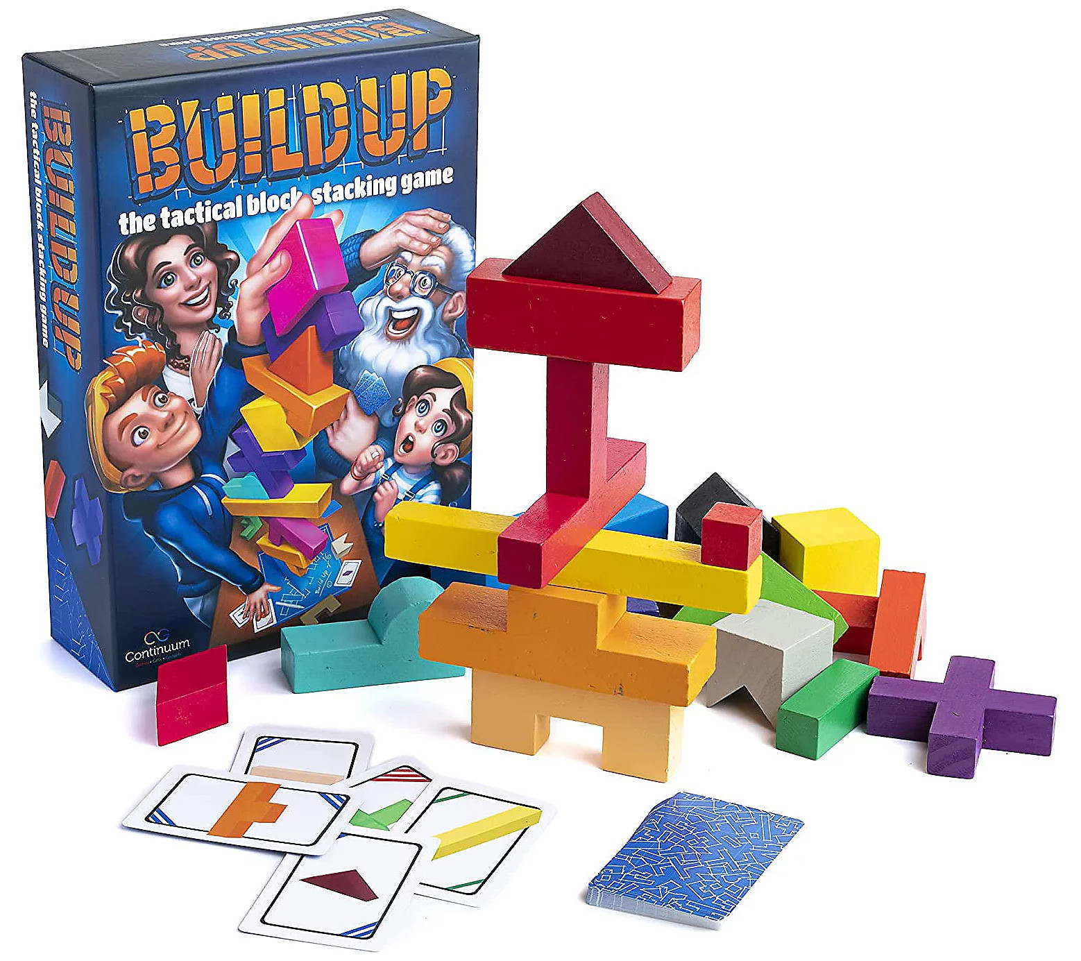 Continuum Games Build Up The Tactical Block Sta cking Game | QVC