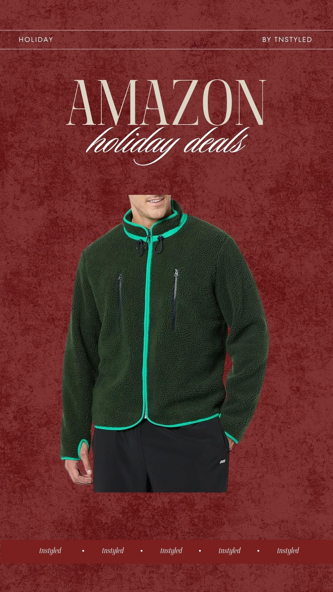 Stay cozy this season with this fleece jacket! #amazonfashion 

 #LTKHoliday #LTKSaleAlert #LTKMens