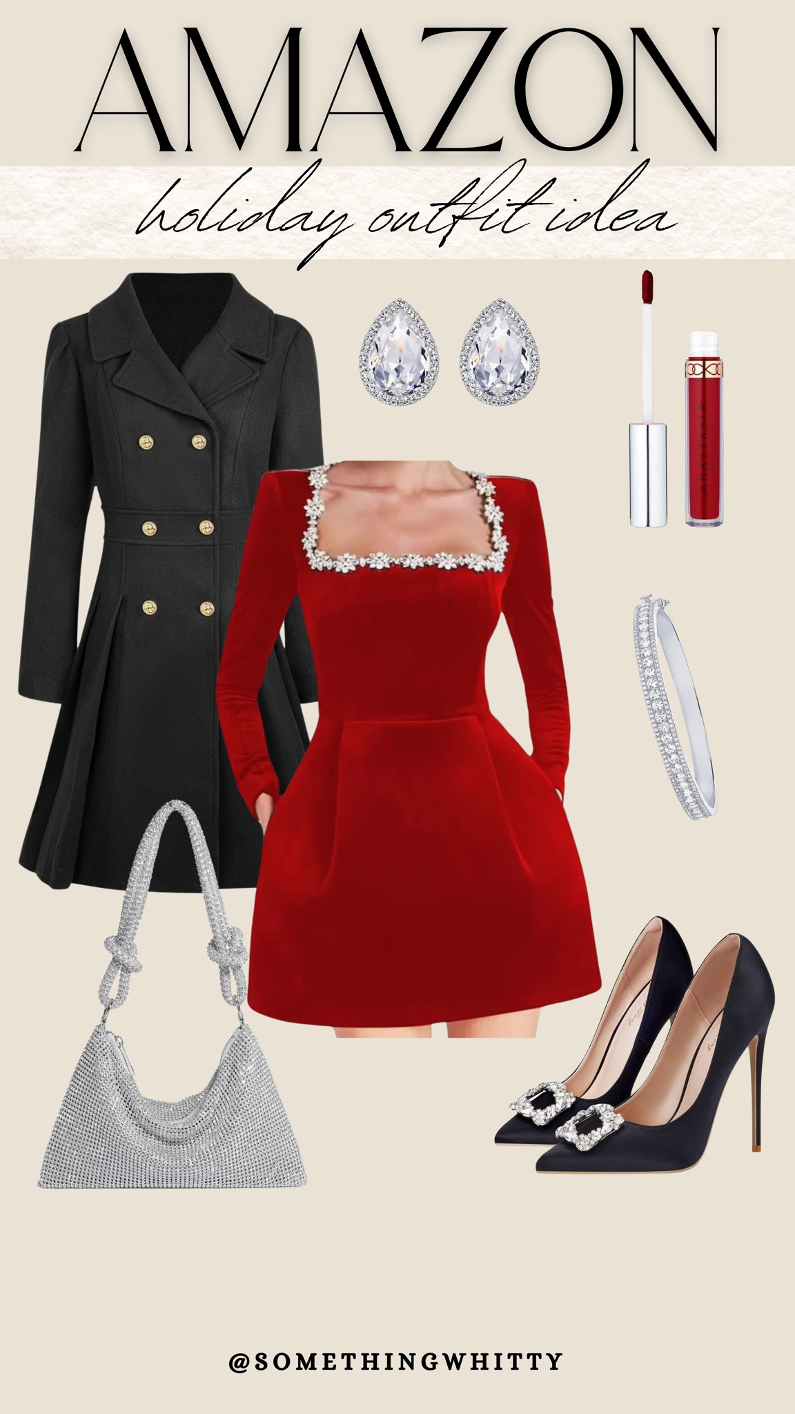Amazon Holiday Outfit Idea - Perfect for a party or dinner! 

#LTKStyleTip #LTKHoliday #LTKootd