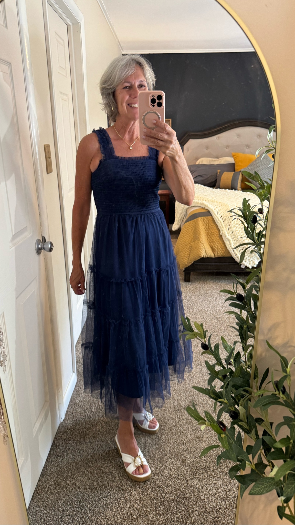 ‼️Huge sale on this dress!  Originally $59 now only $43! 
This dress looks way more expensive than it is.  
It is great for late summer/fall events like weddings and cocktail parties. 
Grab it at this price and you’ll have it ready for your midwinter vacation too!  
I’ve tagged my favorite @melindamariajewelry pieces to wear with it as well  
#weddingguest #wedding 

#LTKSaleAlert #LTKSeasonal #LTKStyleTip