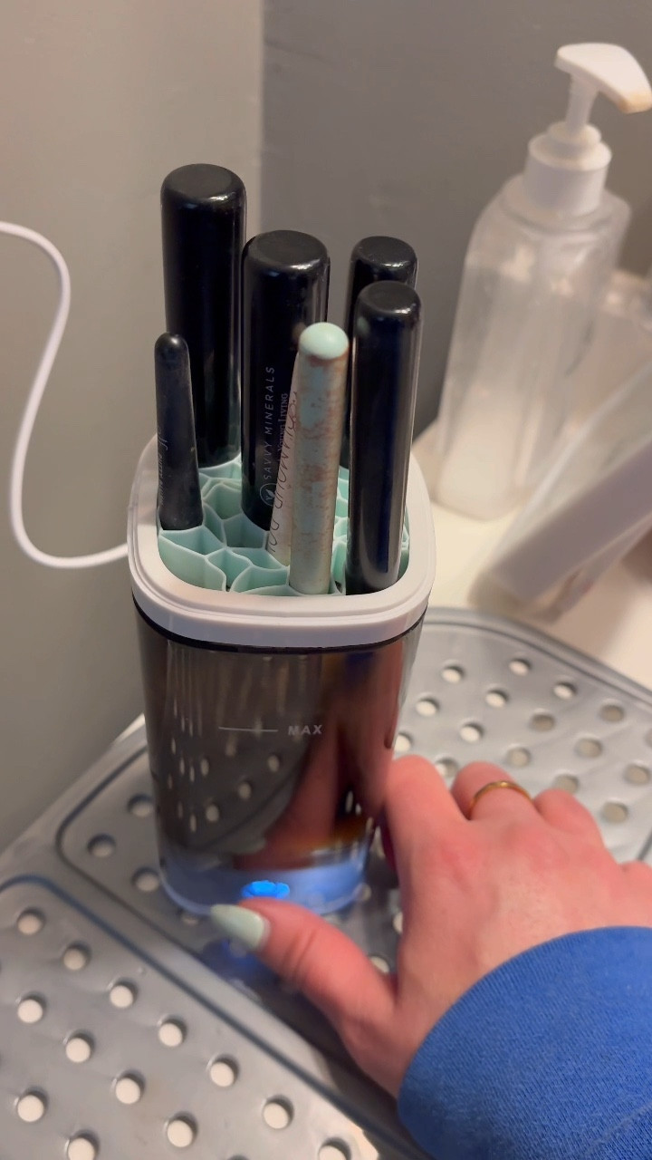 Fun fact…I get pure joy from cleaning my makeup brushes! 
This electronic brush cleaner is a game changer! It’s super fast and easy to use. My brushes have never been cleaner!!
On sale now and under $20!!
* I also linked my portable counter extender!! Perfect for creating space in small areas!!

#LTKBeauty #LTKSaleAlert #LTKWatchNow