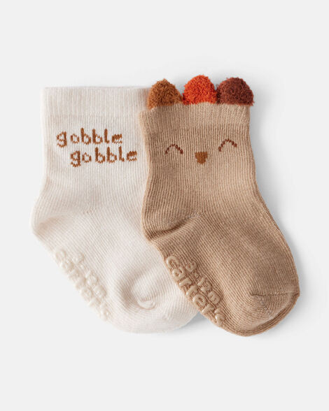 Baby 2-Pack Thanksgiving Turkey Socks | Carter's Inc