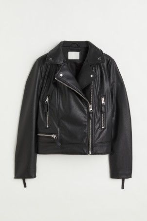 Oversized Biker Jacket | H&M (US + CA)