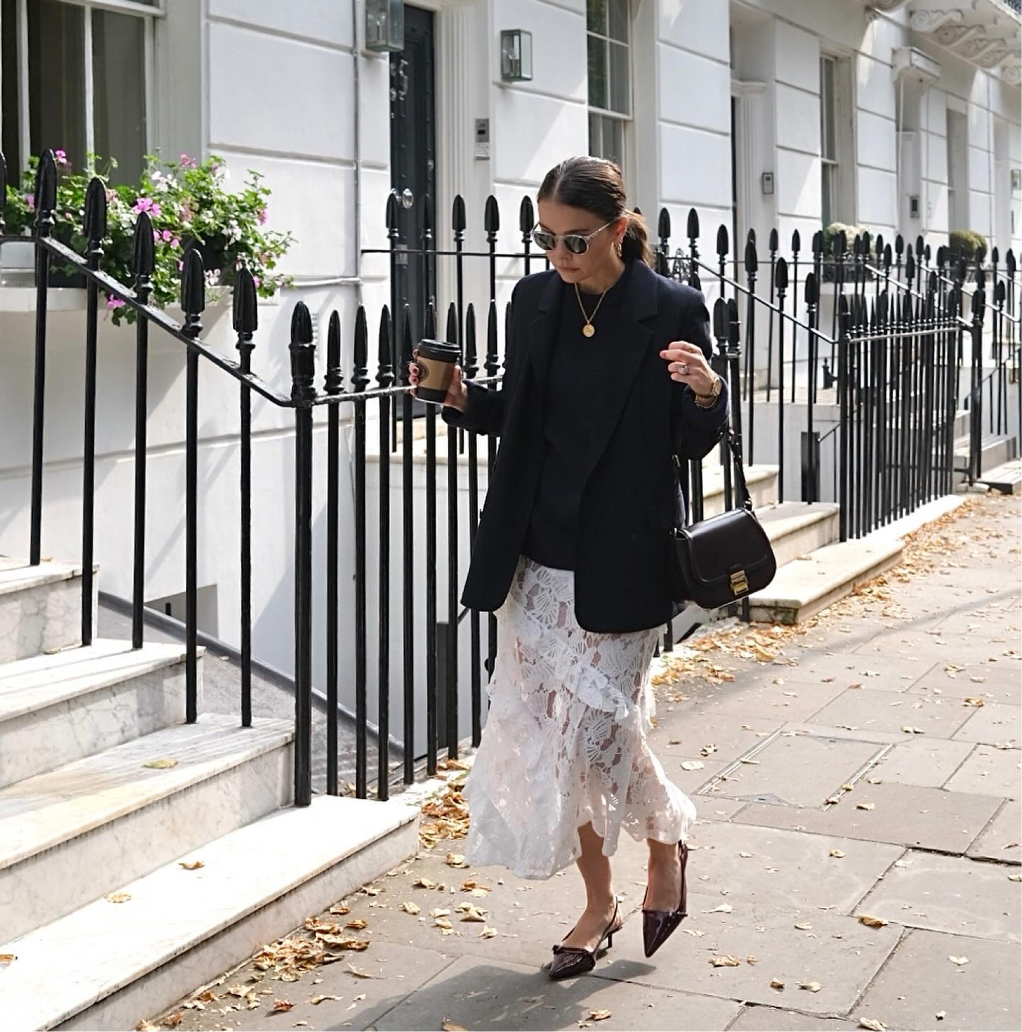 Lace skirt
Autumn colours 

#LTKuk #LTKautumn #LTKeurope