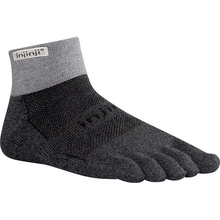 Men s Trail Midweight Mini Crew Toesocks Crew Bundle Injinji Socks Toe Xtralife Weight Granite Midwe | Walmart (US)