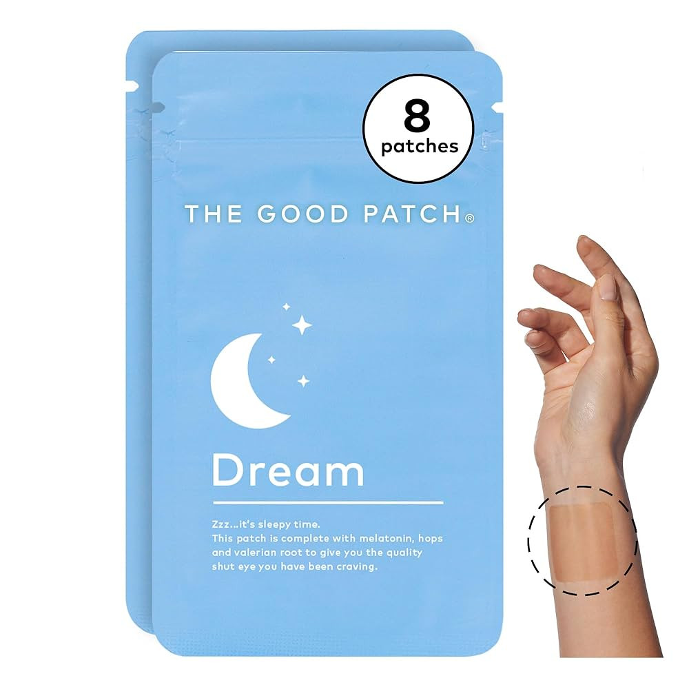 The Good Patch Plant Powered Sleep Support - Sustained Release Dream Patch with Melatonin, Hops, ... | Amazon (US)