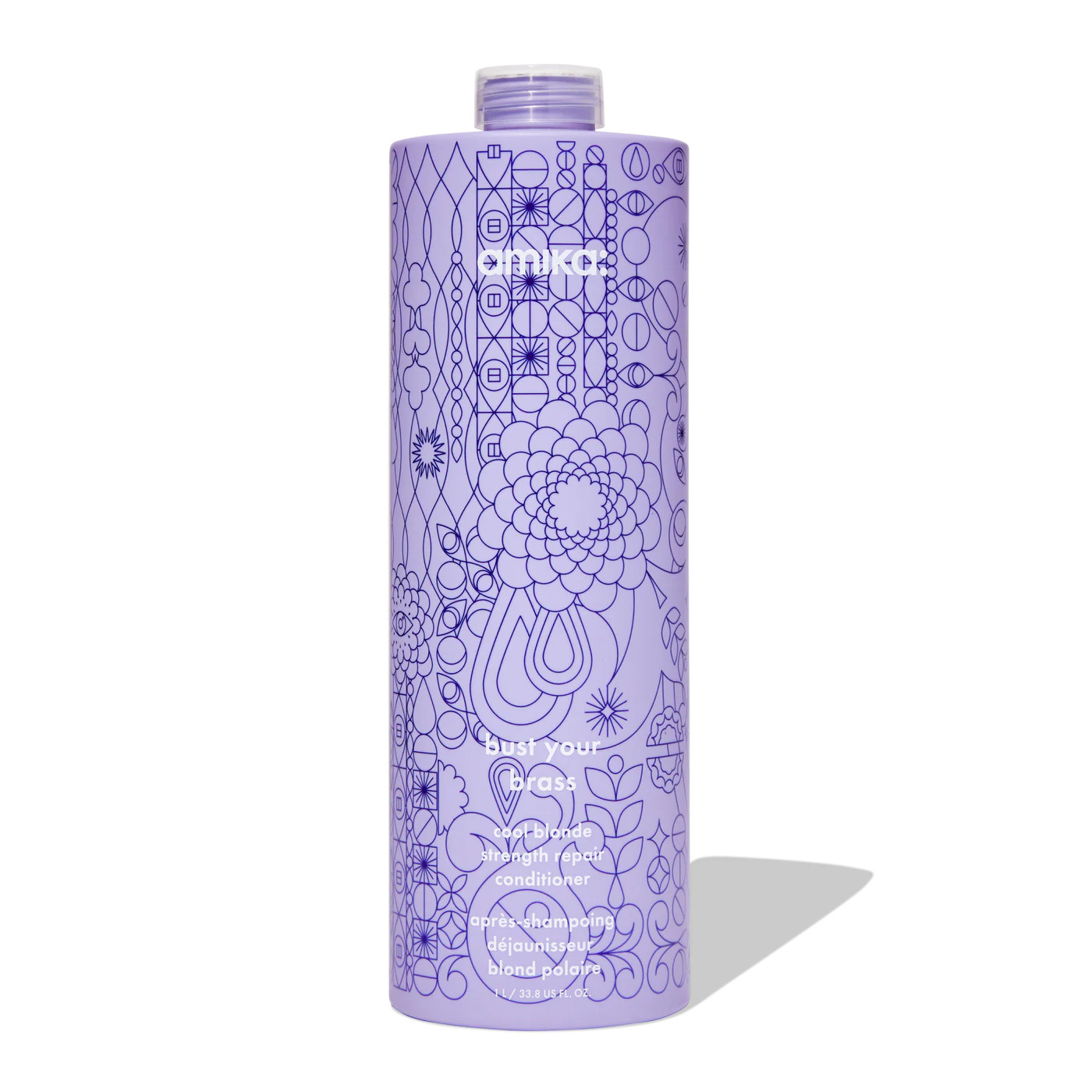 cool blonde strength repair conditioner​ : bust your brass | amika | amika US