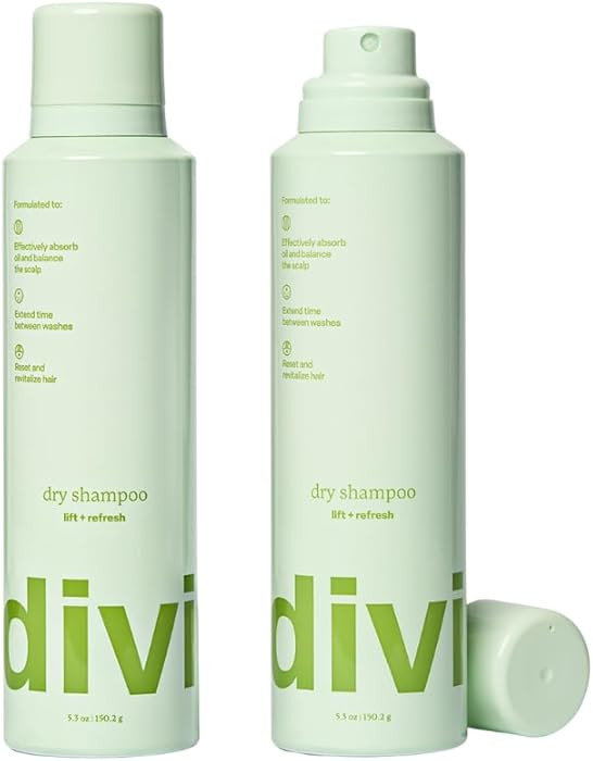 Divi Dry Shampoo Spray for Women - Formulated to Absorb Oil, Balance the Scalp and Extend Time Be... | Amazon (US)