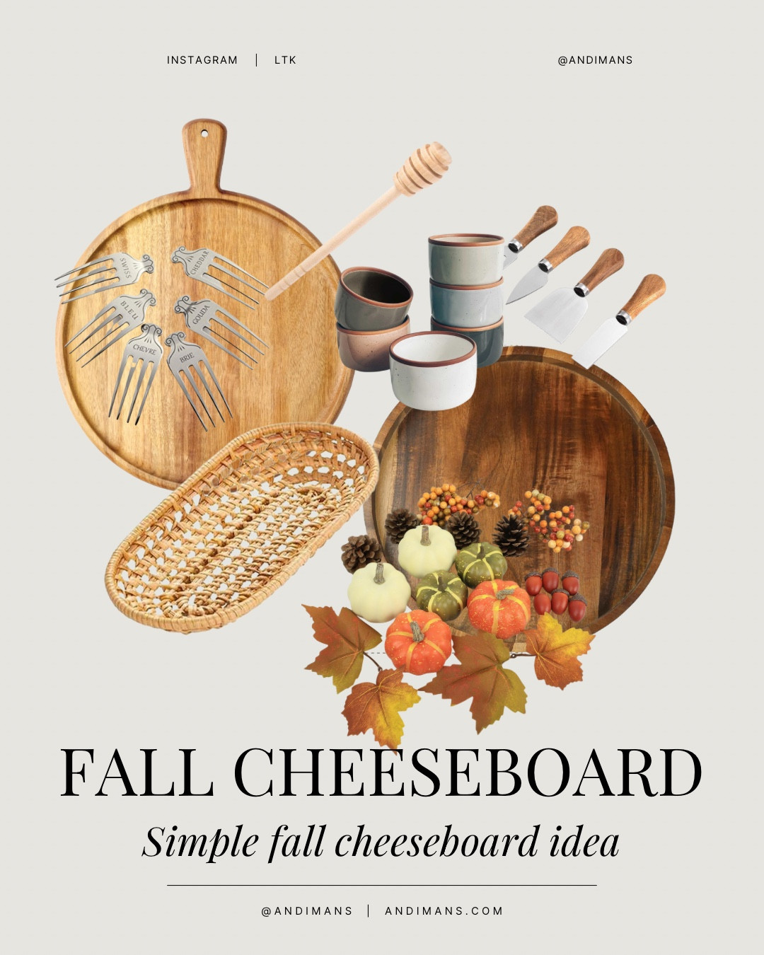 Fall Cheeseboard finds for this autumn hosting! 

#LTKFindsUnder50 #LTKSeasonal #LTKHome