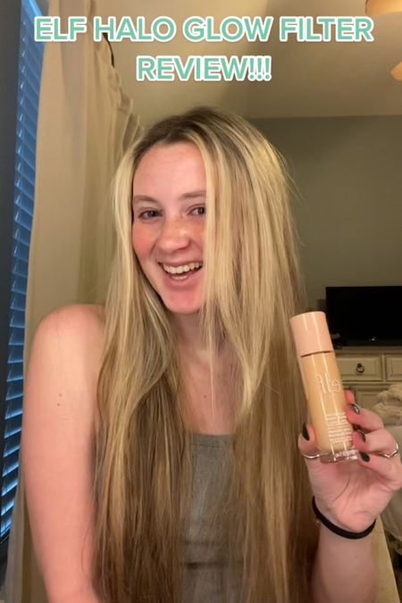 Obsessed with the new Elf Halo Glow Liquid Filter Foundation! SUCH AN AMAZING PRODUCT OMG!!!! I LOVE IT! #elf #elfmakeup #review #makeupdupe #makeup #newproduct #elfhaloglowliquidfilter 

#LTKbeauty