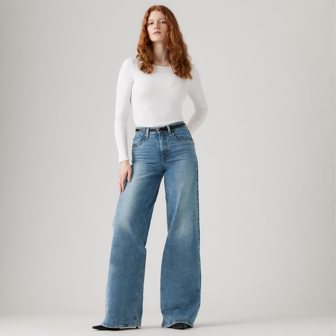 Levi's 728 High Rise Wide Leg Women's Jeans 28x30 | Levi's US