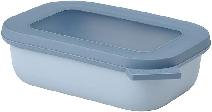 Mepal Cirqula Multi Bowl Rectangular 500 ml Nordic Blue-Food Storage Box-Stackable-Dishwasher Saf... | Amazon (US)
