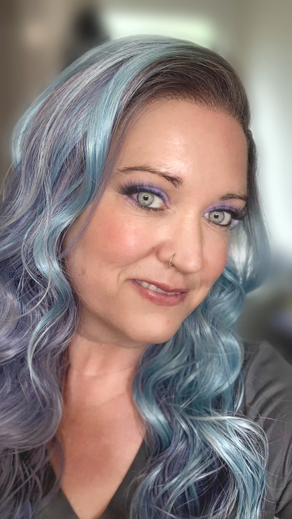 Low density, easy to wear stunning color blend in this lace front, Glue-less, heat friendly synthetic wig. 

#LTKover40 #LTKbeauty