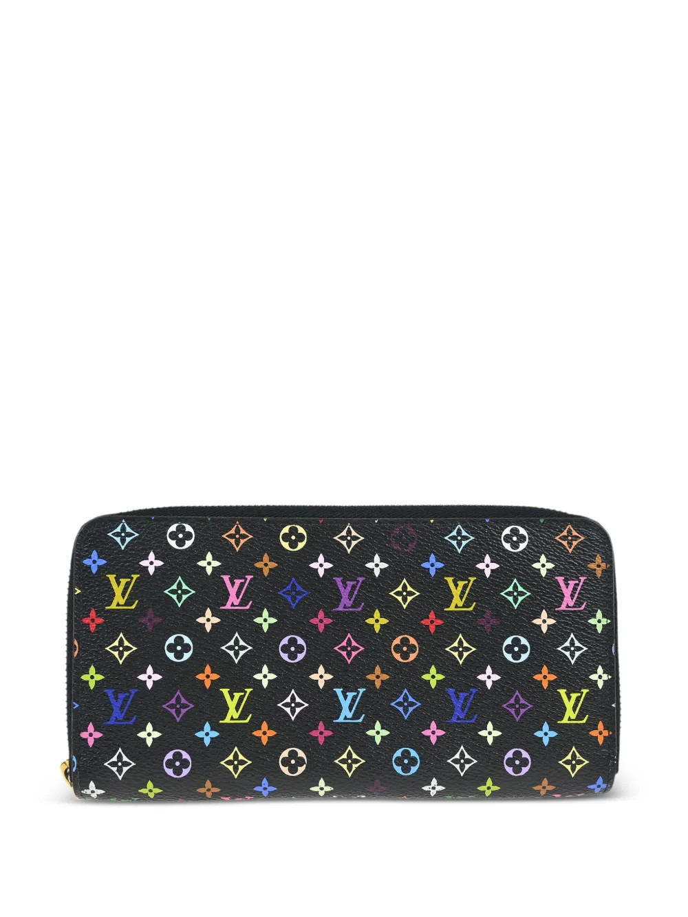 Louis Vuitton Pre-Owned x Takashi Murakami 2016 Monogram Multicolour wallet - Black | Farfetch Global