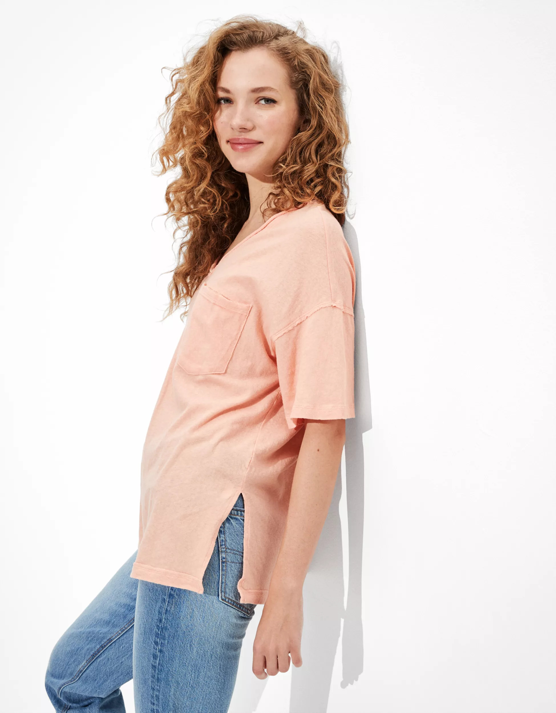 AE Oversized Pocket True Tee | American Eagle Outfitters (US & CA)